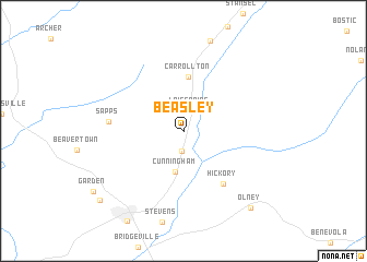 map of Beasley