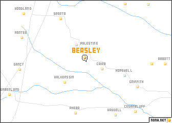 map of Beasley