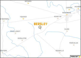 map of Beasley