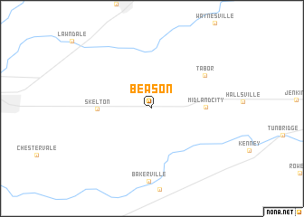 map of Beason