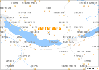 map of Beatenberg