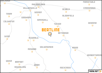 map of Beatline