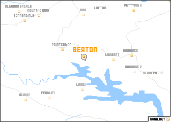 map of Beaton