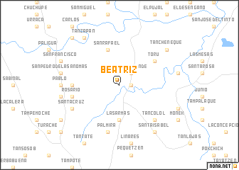 map of Beatriz