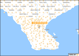 map of Beaudouin