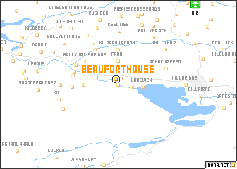 map of Beaufort House