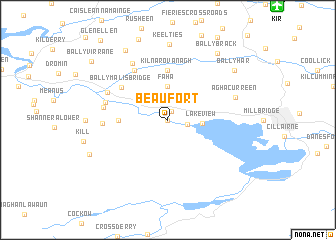 map of Beaufort