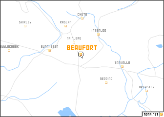 map of Beaufort