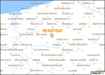 map of Beaufour