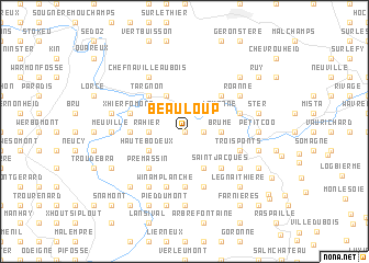 map of Beauloup