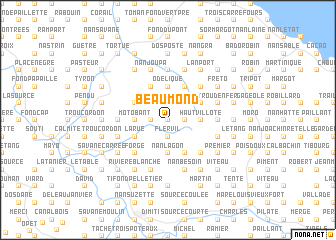 map of Beaumond