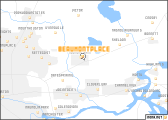 map of Beaumont Place