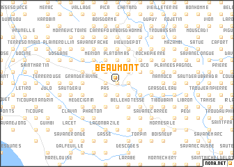 map of Beaumont