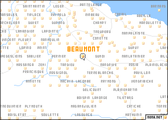 map of Beaumont