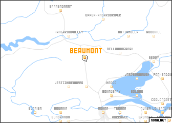 map of Beaumont