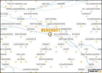 map of Beaumont