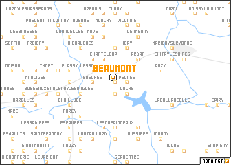 map of Beaumont