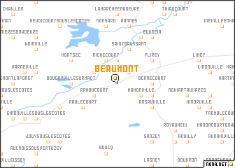 map of Beaumont