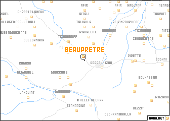 map of Beauprêtre