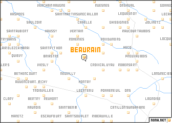 map of Beaurain