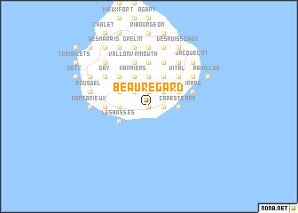 map of Beauregard