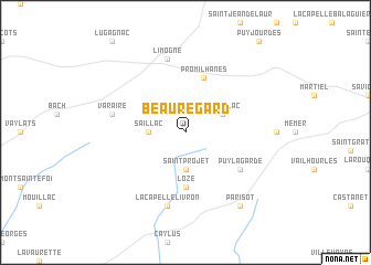 map of Beauregard