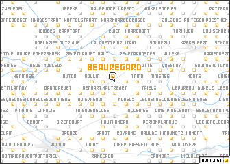 map of Beauregard