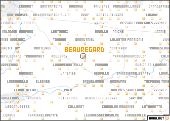 map of Beauregard