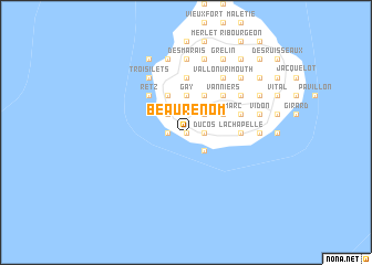 map of Beaurenom