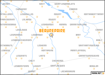 map of Beaurepaire