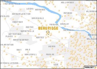 map of Beau Ridge