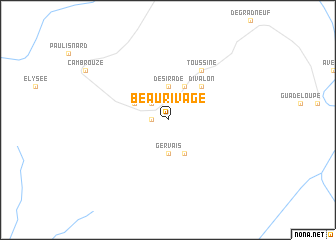 map of Beau Rivage