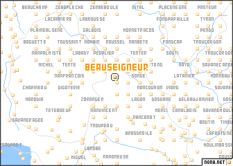 map of Beau Seigneur