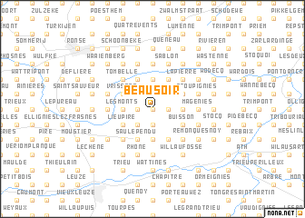 map of Beausoir