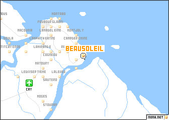 map of Beau Soleil