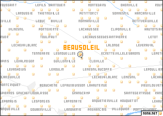 map of Beau Soleil