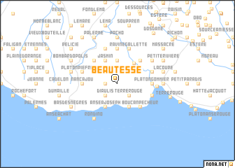 map of Beautesse