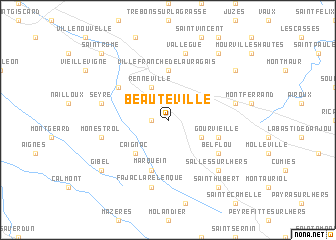 map of Beauteville