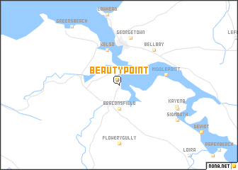 map of Beauty Point