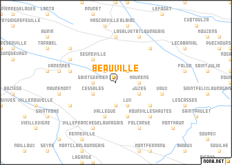 map of Beauville