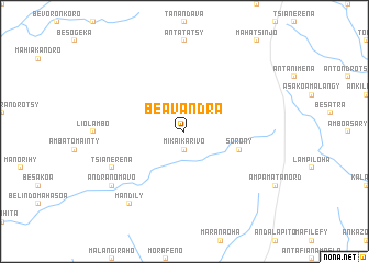 map of Beavandra