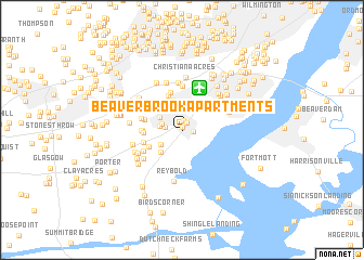 map of Beaver Brook Apartments