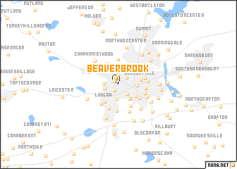 map of Beaver Brook