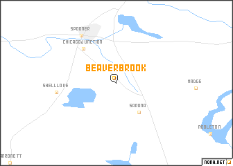 map of Beaver Brook
