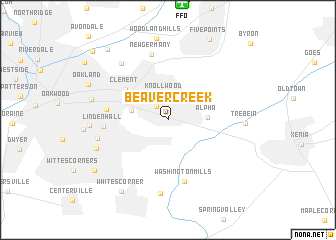 map of Beavercreek