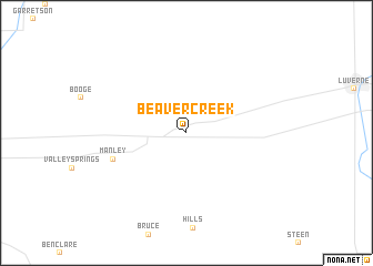 map of Beaver Creek