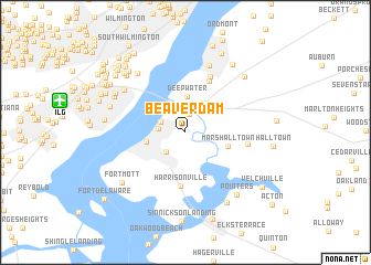 map of Beaver Dam