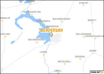 map of Beaver Dam