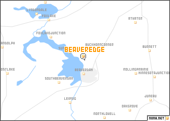 map of Beaver Edge