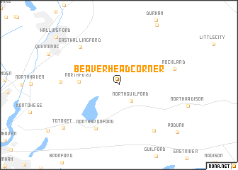 map of Beaver Head Corner